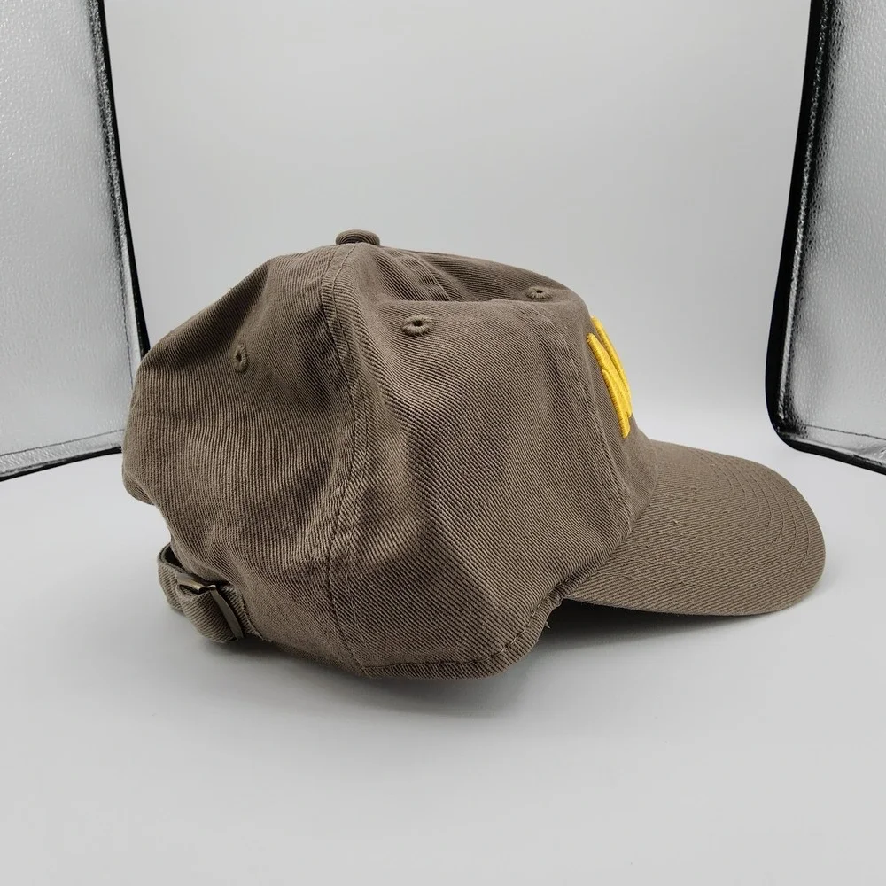 AC/DC American Needle‎ Ballpark Adjustable Hat Brown Embroidered Raised Logo NEW